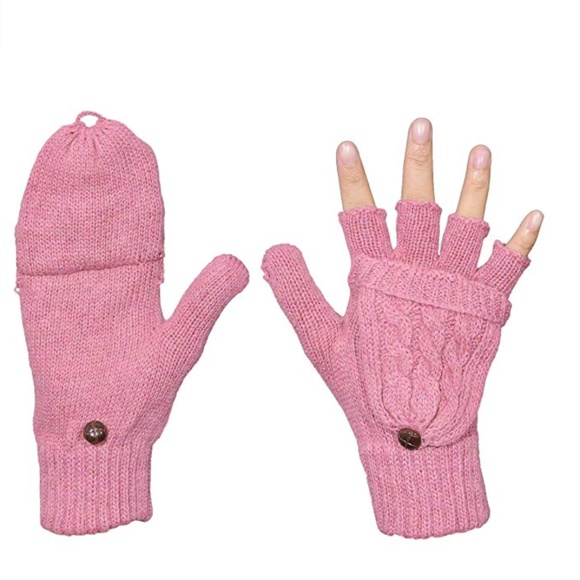 Women's Winter Gloves Warm Wool Knitted - Picture 7 of 7